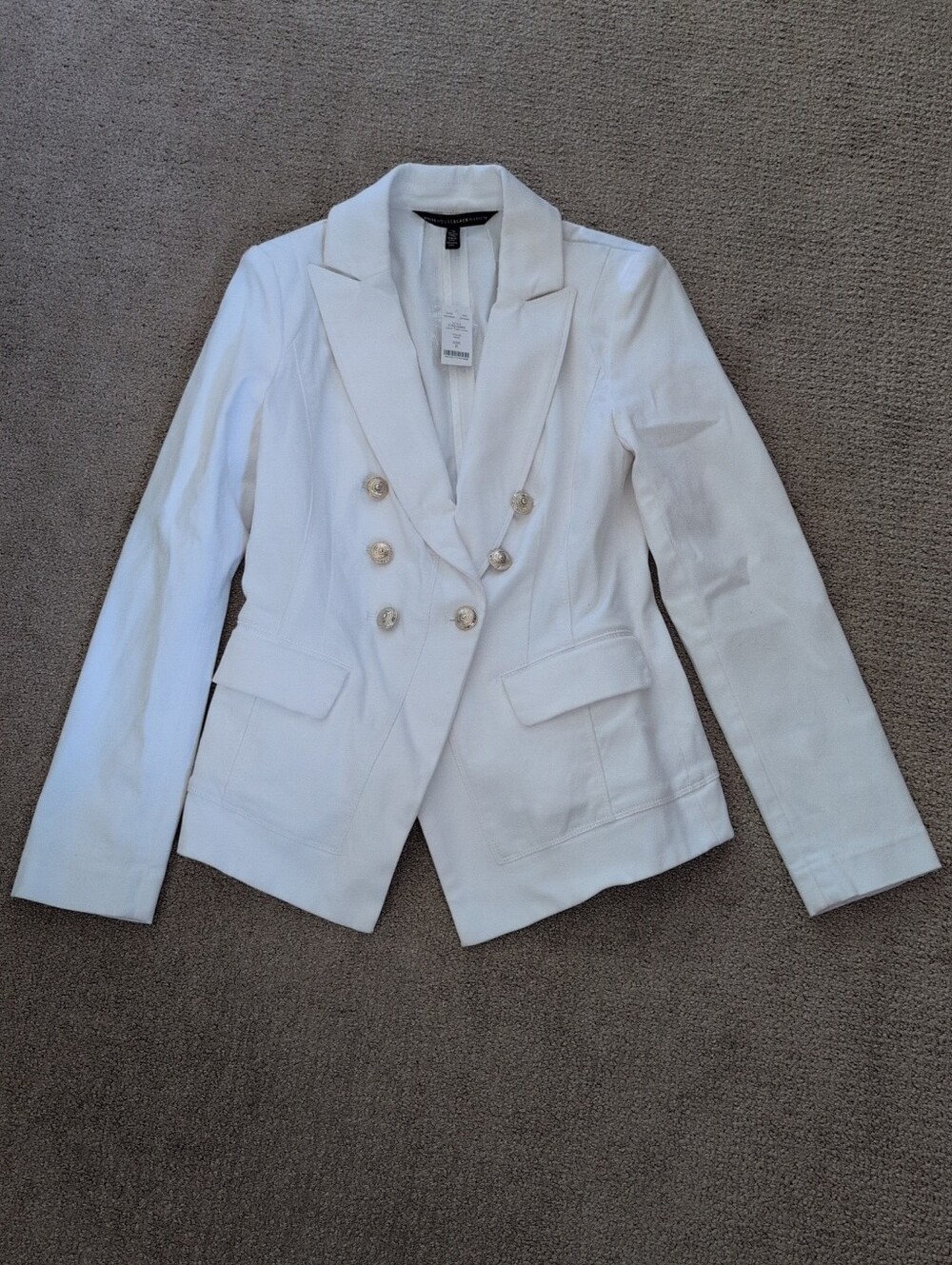 White House Black Market Women's Double Breasted Casual Trophy Jacket - Picture 2 of 9